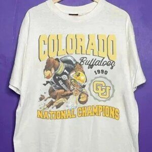 Retro 90s Colorado Buffaloes Football T-shirt, Colorado Boulder University Tee